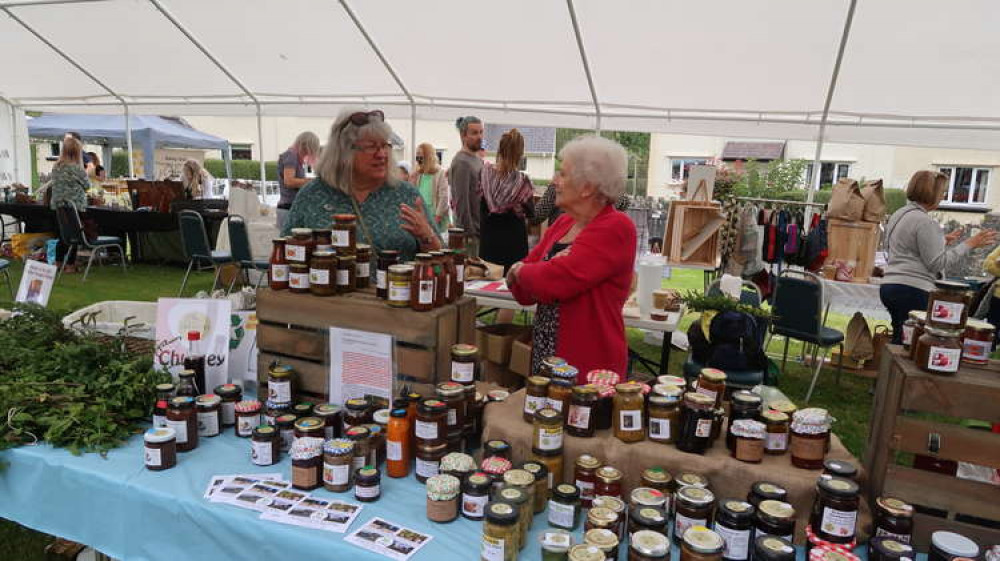 The St Hilary Foragers Produce stall