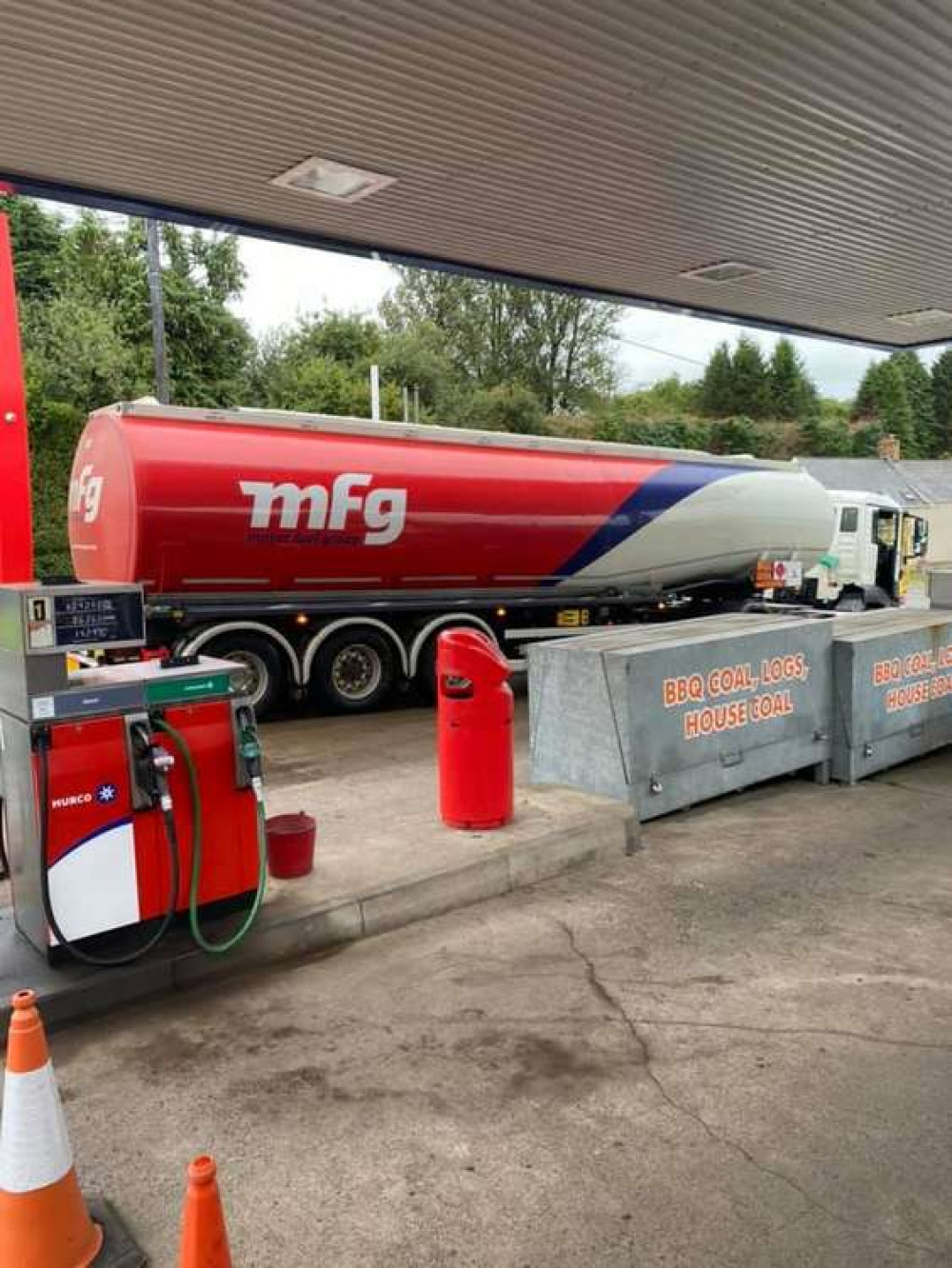 Tudor Garage, Ystradowen, is 'back up and running' after receiving a delivery of fuel