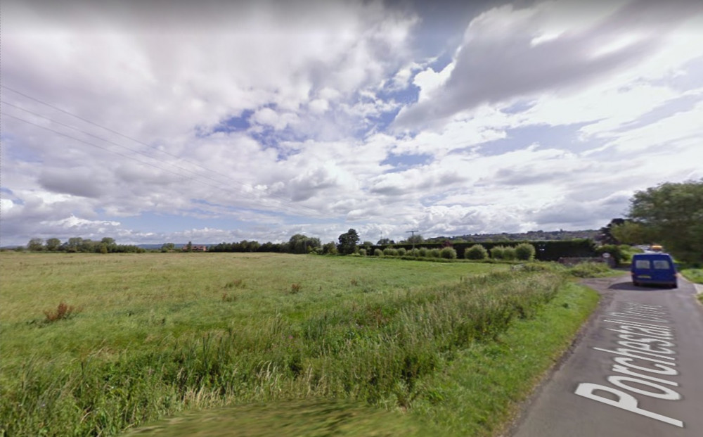 The proposed site at Porchestall Drove