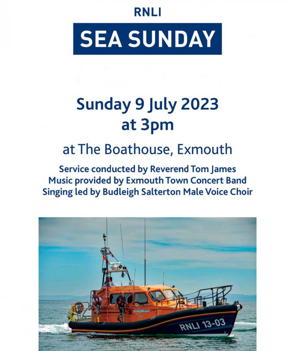 Exmouth RNLI Sea Sunday 2023