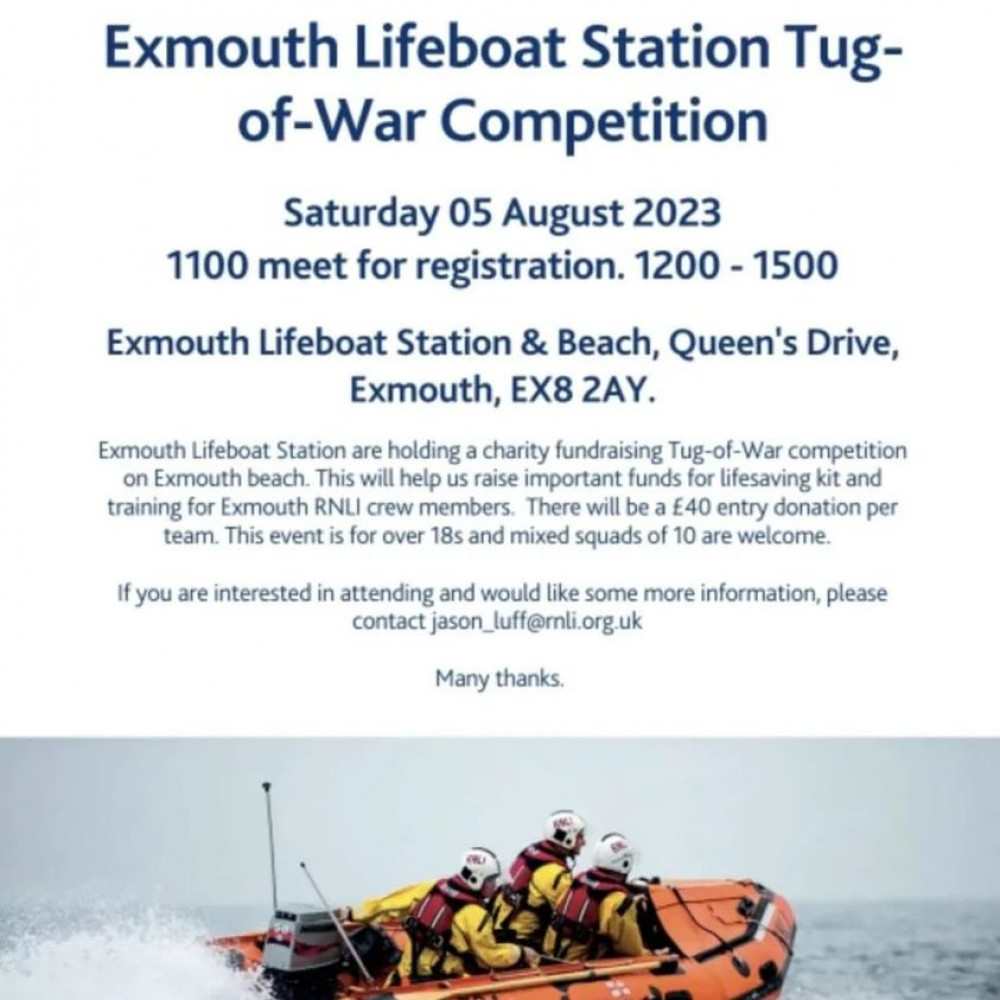 Exmouth RNLI Tug-Of-War Competition 2023