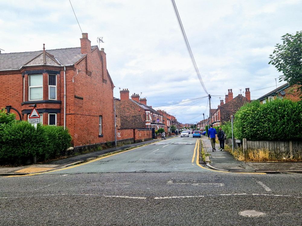 The incident on Somerville Street, off Nantwich Road, happened at 5pm on Monday 12 June (Ryan Parker).