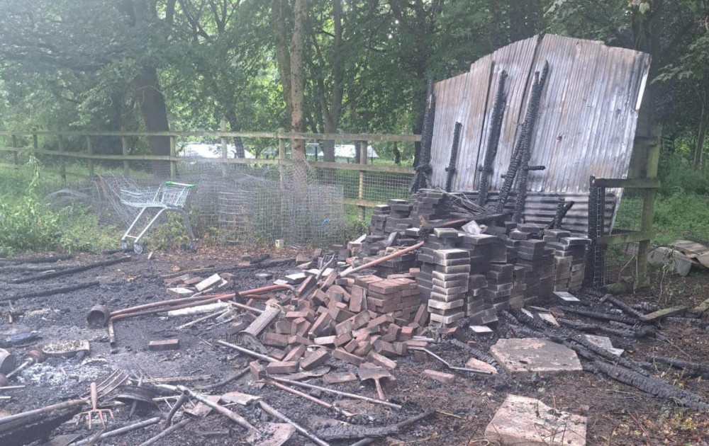 Police and fire crews were called to Finney Green, Bucknall, on Monday 19 June (City Farm).