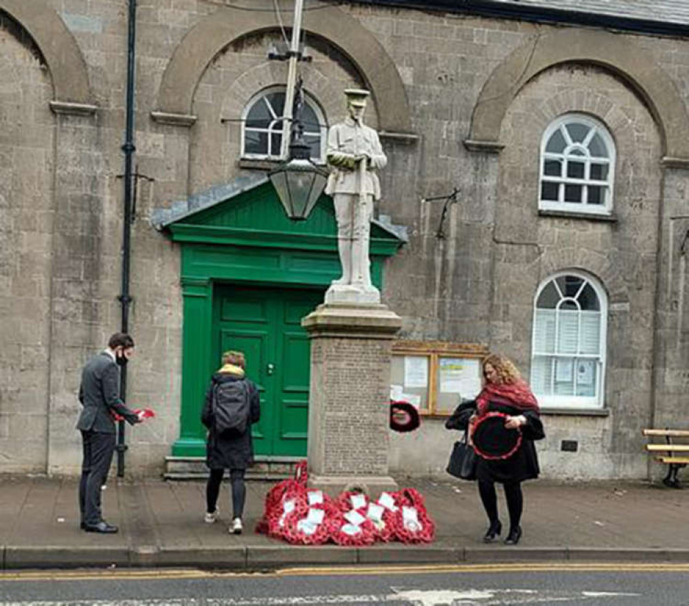 At last year's Remembrance Sunday service