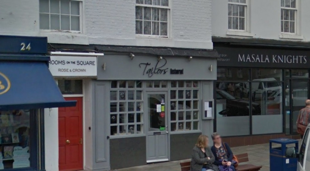 Tailors Restaurant at Warwick's Market Place is set to close (image via google.maps)