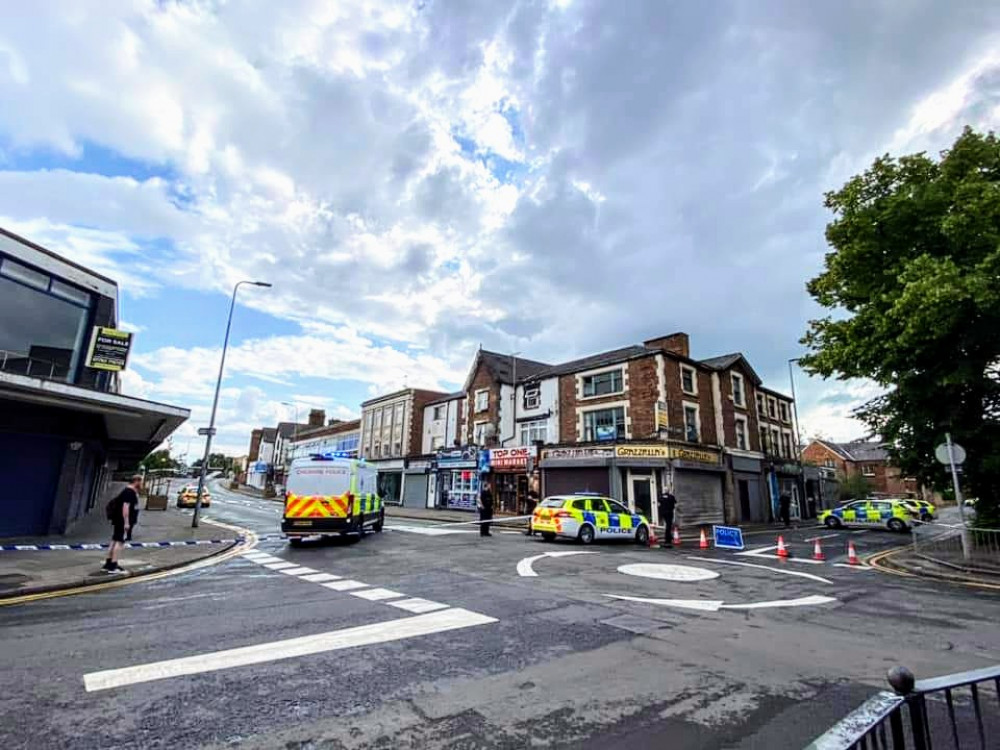 The incident on the roof of NatWest, Crewe town centre, happened at around 4:00pm on Wednesday 21 June- lasting until 10:30pm (Nub News).