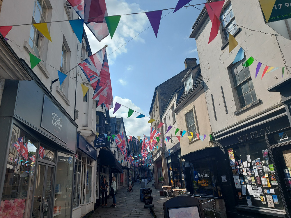 The centre of Frome today June 22 Cheap Street where even here there are empty shops The centre of Frome today June 22 Cheap Street where even here there are empty shops