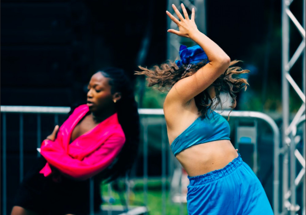 Smart Cells, a collaboration between Richmond dance group N-Rich Dance, and the borough's current Arts and Ideas Festival, shone at last weekend's Great Exhibition Road Festival (Credit: Luke Toddfrey) 