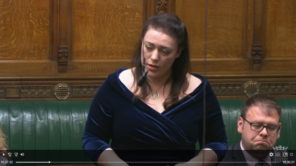 Alicia Kearns is the Conservative MP for Rutland and Melton and is pictured talking in parliament. Image credit: screenshot / HM Parliament / Alicia Kearns. Alicia Kearns is the Conservative MP for Rutland and Melton and is pictured talking in parliament. Image credit: screenshot / HM Parliament / Alicia Kearns.
