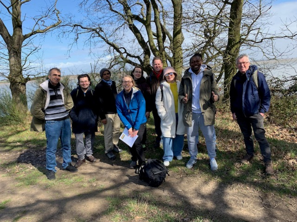 Refugees exploring AONB (Picture: Dedham Vale AONB)