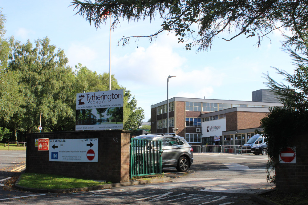 Tytherington School on Manchester Road. (Image - Macclesfield Nub News) 