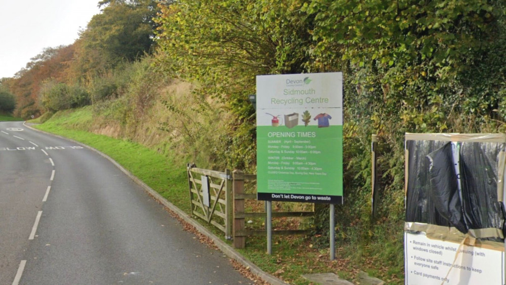 Sidmouth Recycling Centre (Google Maps)