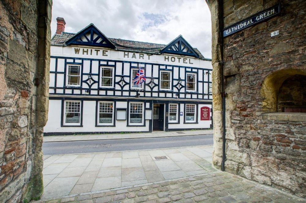 The White Hart Hotel in Wells