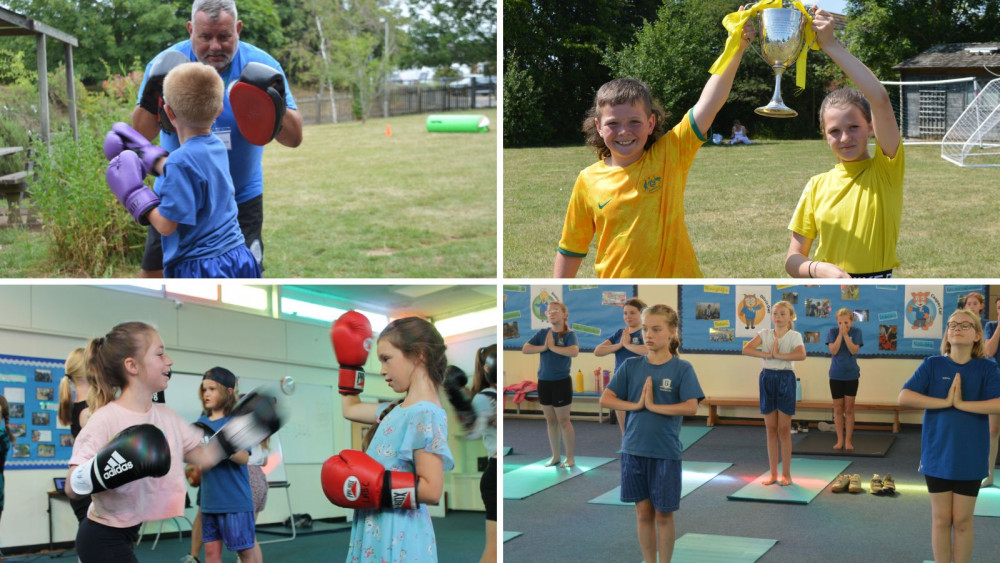 The school invited local sports clubs to provide demonstrations (Brixington Primary Academy)