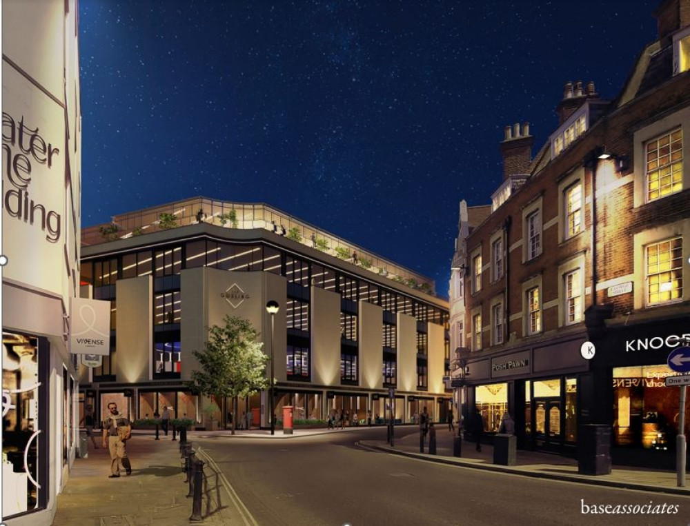 The multi-million pound revival of Richmond’s department store will see the arrival of a luxury gym group and stylish restaurant brand. (Credit Sheen Lane Developments)