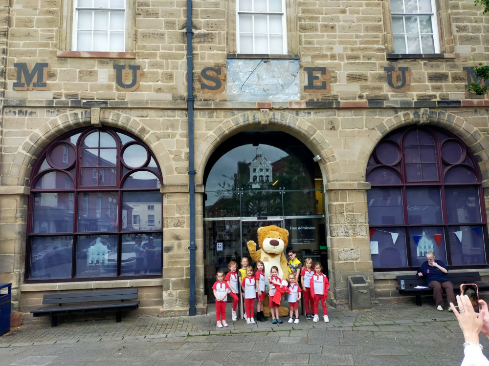 The youngsters, all aged between four and seven, spent more than 14 hours at Warwick's Market Hall Museum (image via ChalmersNewsPR)