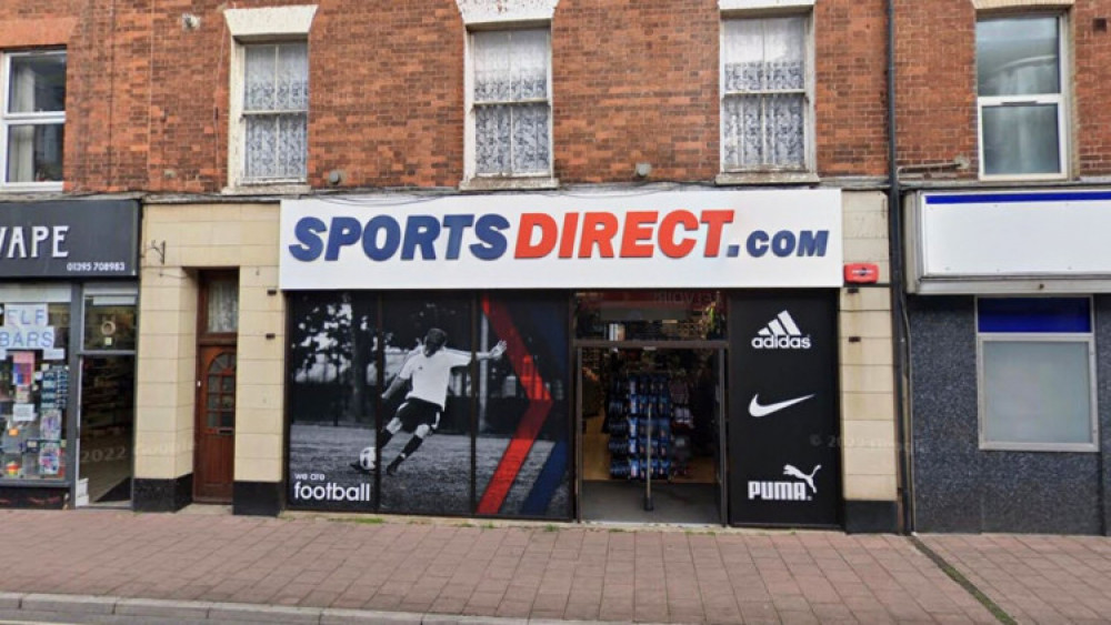 Sports Direct, Rolle St, Exmouth (Google Maps)