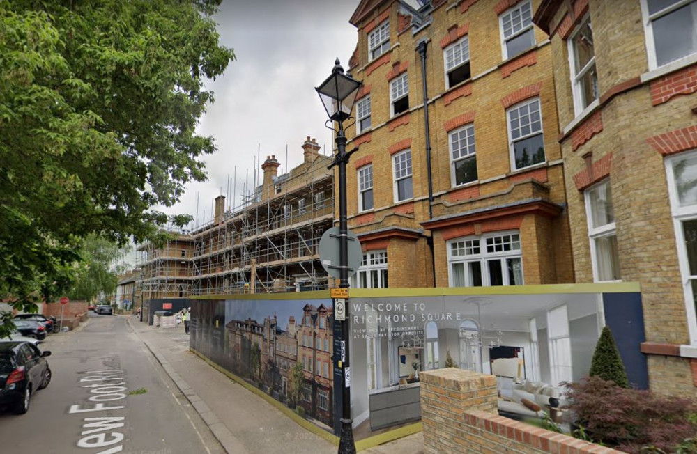 The building firm behind the multi-million pound scheme to convert historic Richmond Royal Hospital into a 71 home housing scheme has been fined. Credit: Google Streetview.