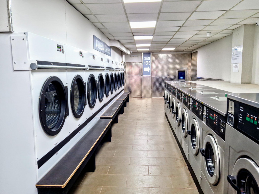 Crewe Self-Service Launderette, West Street, officially opened its doors this June - operating 12 hours, seven days a week (Ryan Parker).