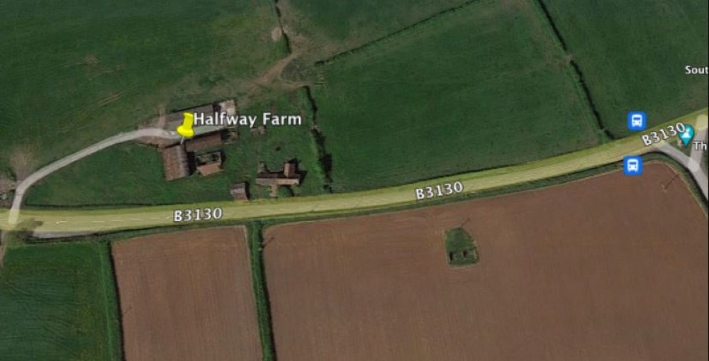 Halfway Farm is “within” the greenbelt but is not a green field site. Extract from previous application