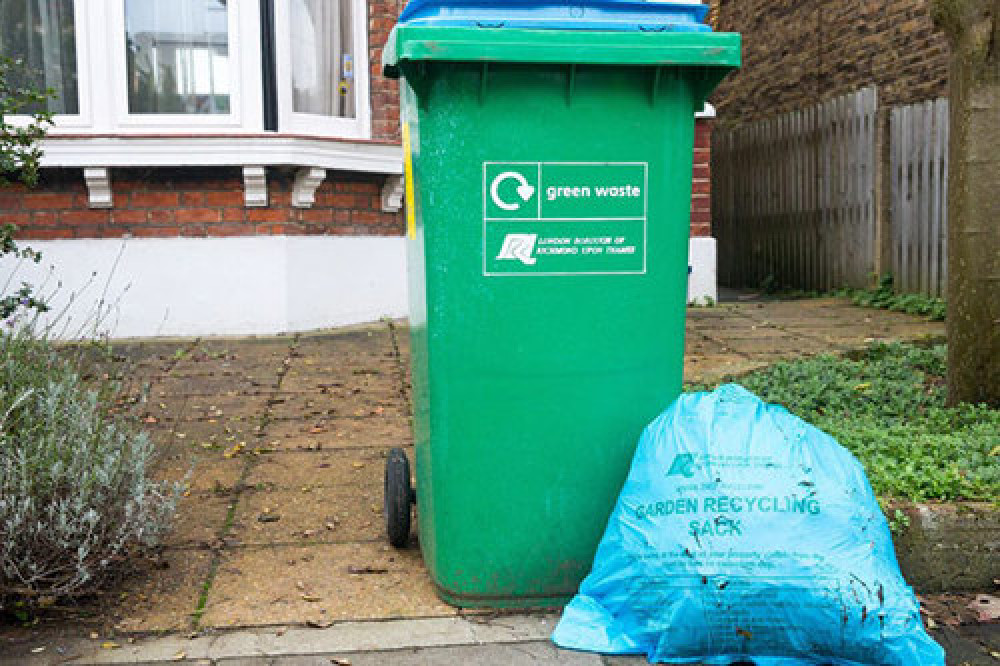 The Council has dropped its routine collection of green garden waste in favour of a booking system. (Credit RuTBC)