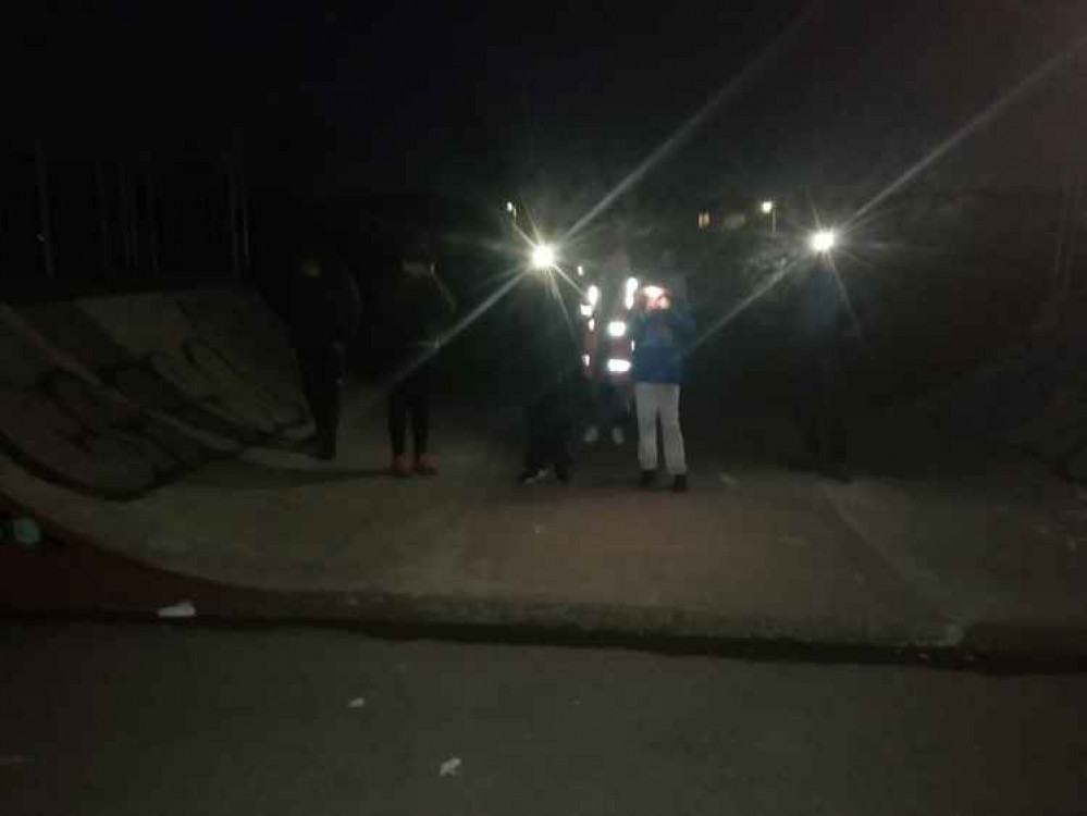 Saltworks users highlighting the dangerous lack of lighting this week. Saltworks users highlighting the dangerous lack of lighting this week.