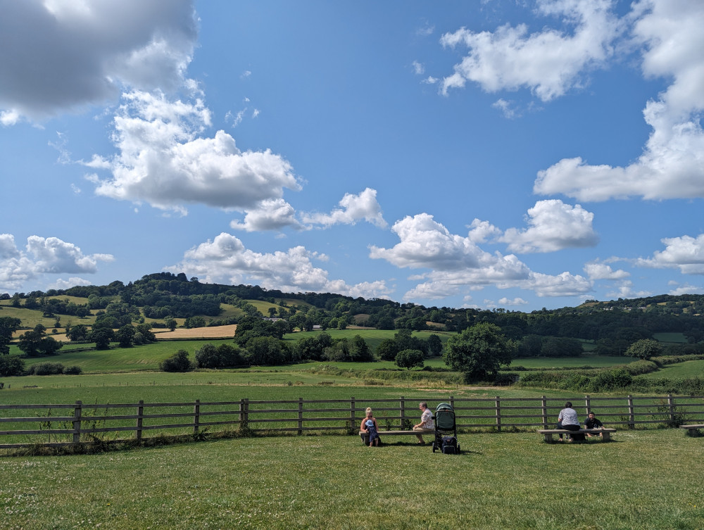 The gardens have stunning views over the Otter Valley (Nub News)