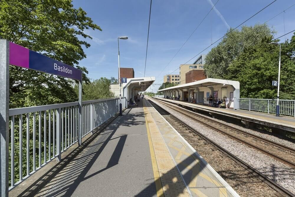 c2c's Basildon station. 