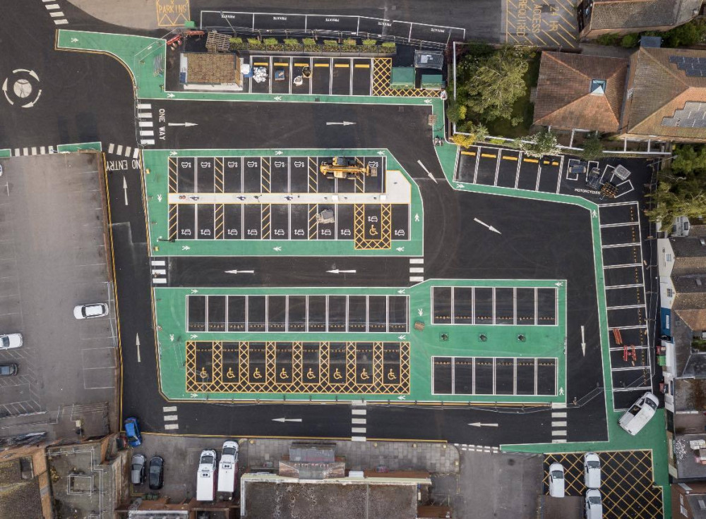 The Crescent Car Park In Taunton. CREDIT: Mike Rigby. 