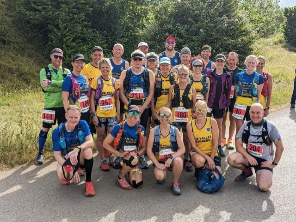 Axe Valley Runners before Ham Hill to Lyme Regis 50k Ultra 