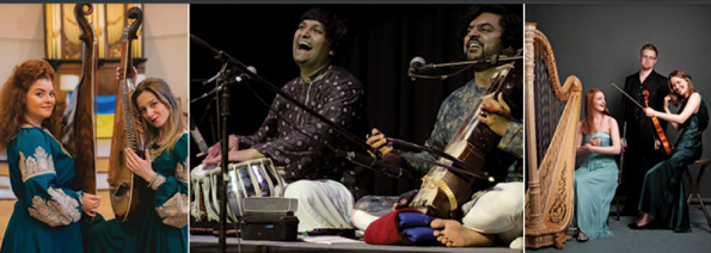 Cowbridge bound - From left: Dvi Doli, Khamira and Trio Anima. Cowbridge bound - From left: Dvi Doli, Khamira and Trio Anima.