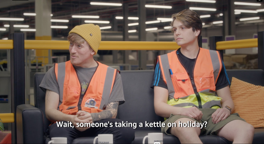 James and Tom debate holiday etiquette for Amazon's Chatterbox campaign James and Tom debate holiday etiquette for Amazon's Chatterbox campaign