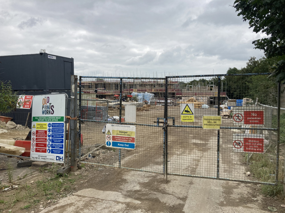 Side Entrance To The Old Printworks Development On Adderwell Road In Frome Daniel Mumby 010723