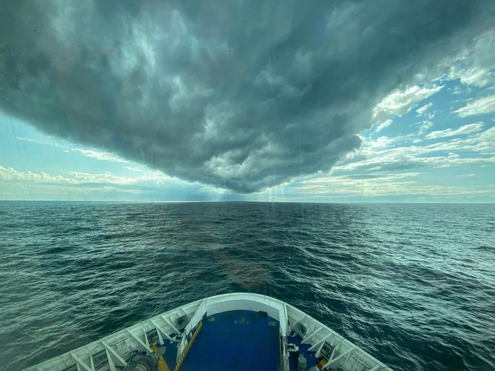 Picture of the week: Monster cloud from Stena Line off Harwich (Picture: Jane Sayliss/SWNS)