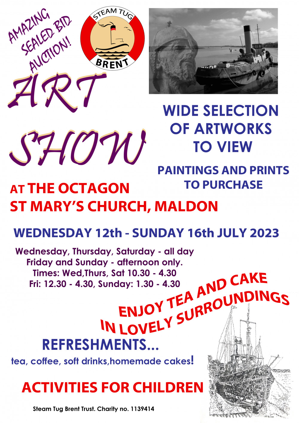 Steam Tug Brent Art Show