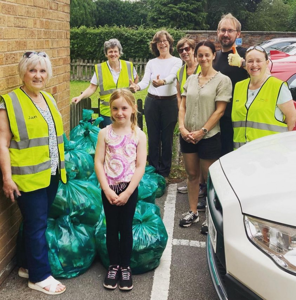 Alsager Clean Team's litter pickers at the weekend. (Photo: Alsager Clean Team)