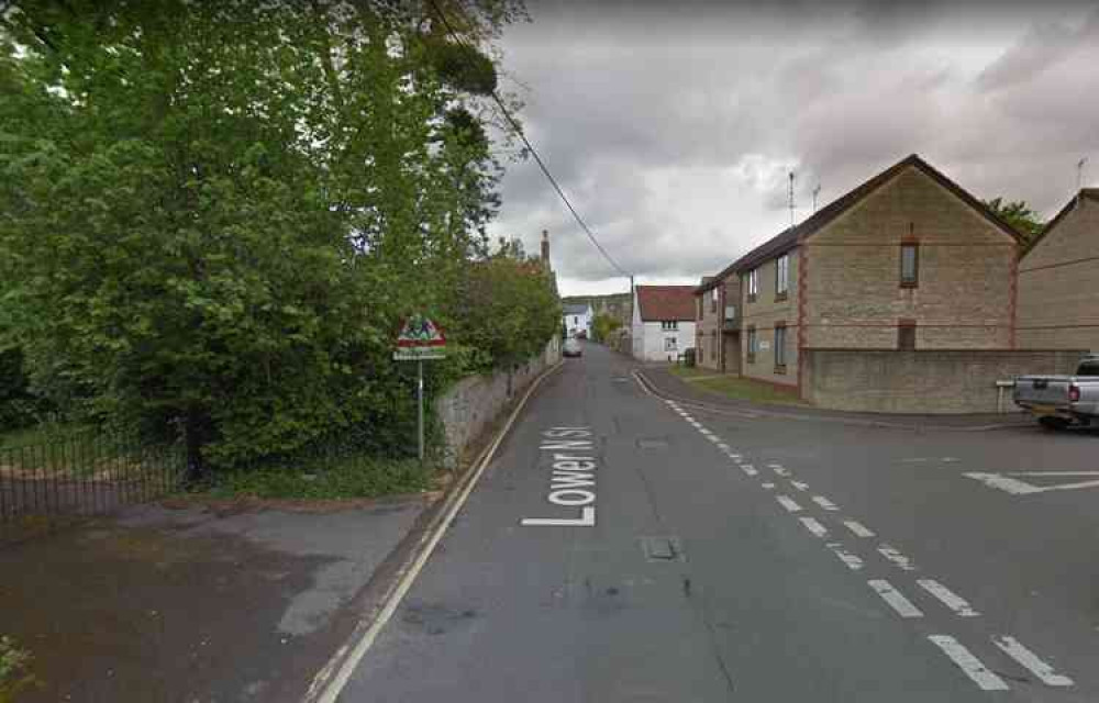 The incident happened in Lower North Street, Cheddar (Photo: Google Street View)