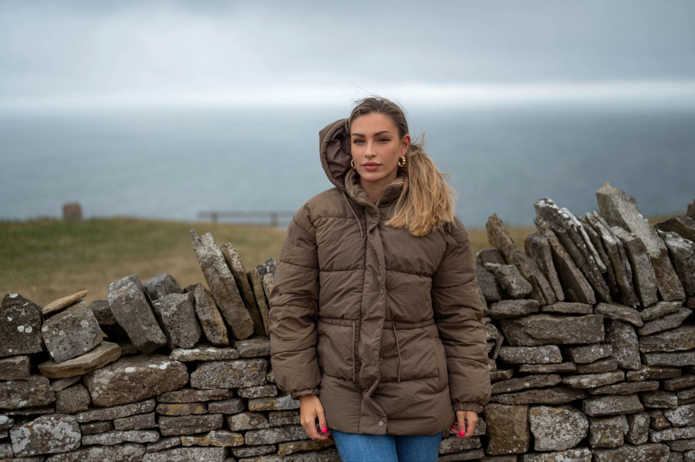 TV presenter and documentary maker Zara McDermott will present 'Gaia: A Death on Dancing Ledge' (photo credit: BBC/Summer Films/Ellis O'Brien)