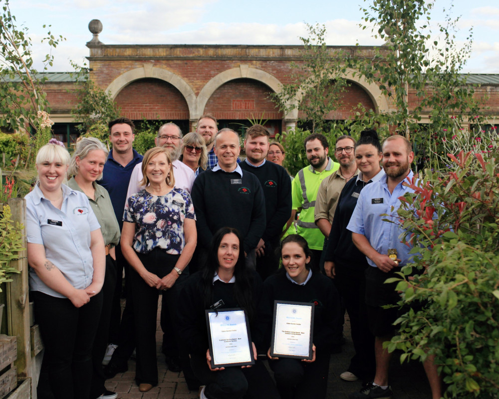 The team at Gates have celebrated a recent award win from the Garden Centre Association. Image credit: Gates Garden Centre. 