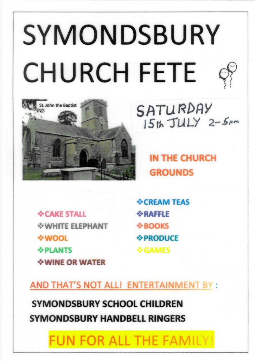 Symondsbury Church Fete