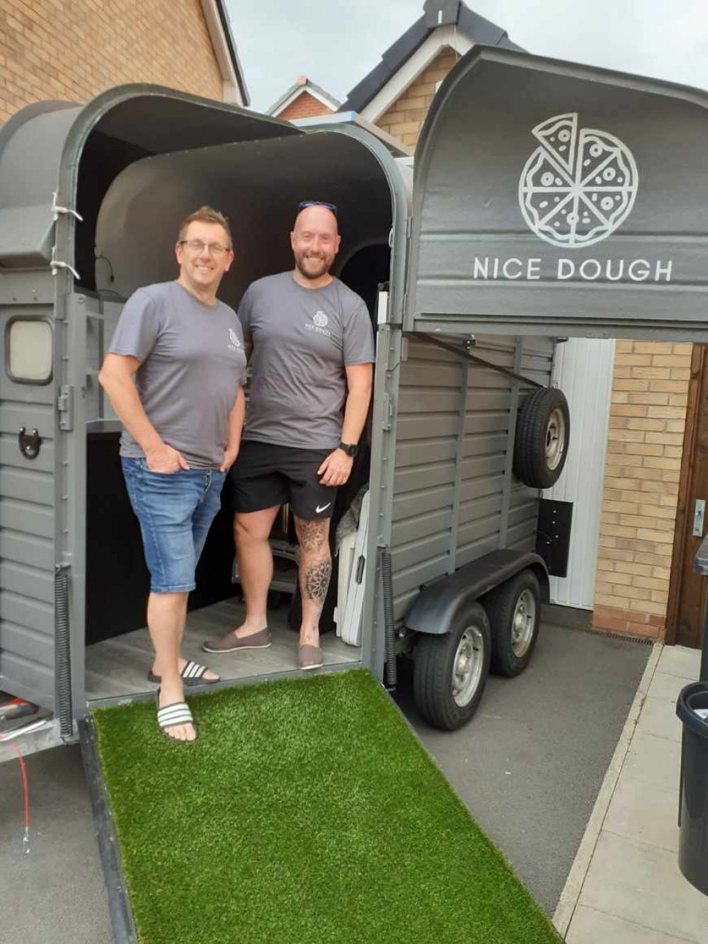 Adam and Tom have launched 'Nice Dough' using a refurbished horse box. (Photo: Deborah Bowyer/Alsager Nub News)