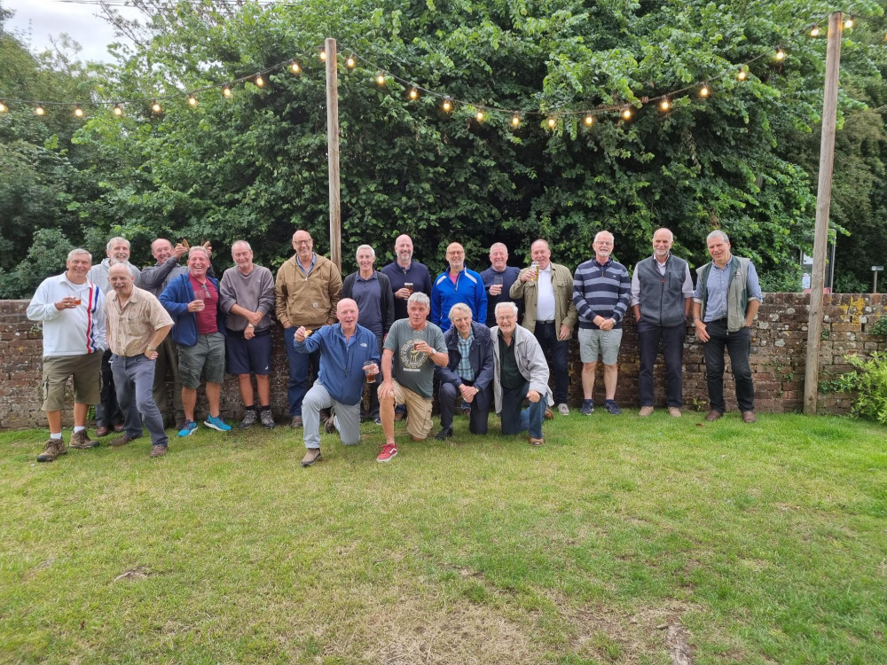 Bridport Old Boys walking football team's social night