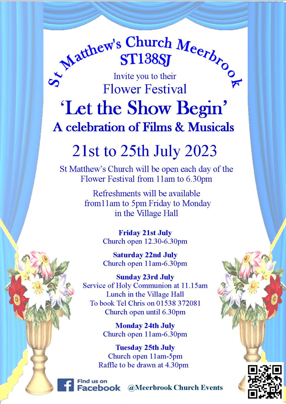 St Matthews Church, Meerbrook, Flower Festival St Matthews Church, Meerbrook, Flower Festival