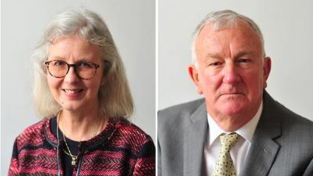 Councillors Suzanne Sanders and Richard Buscombe (TDC) Councillors Suzanne Sanders and Richard Buscombe (TDC)