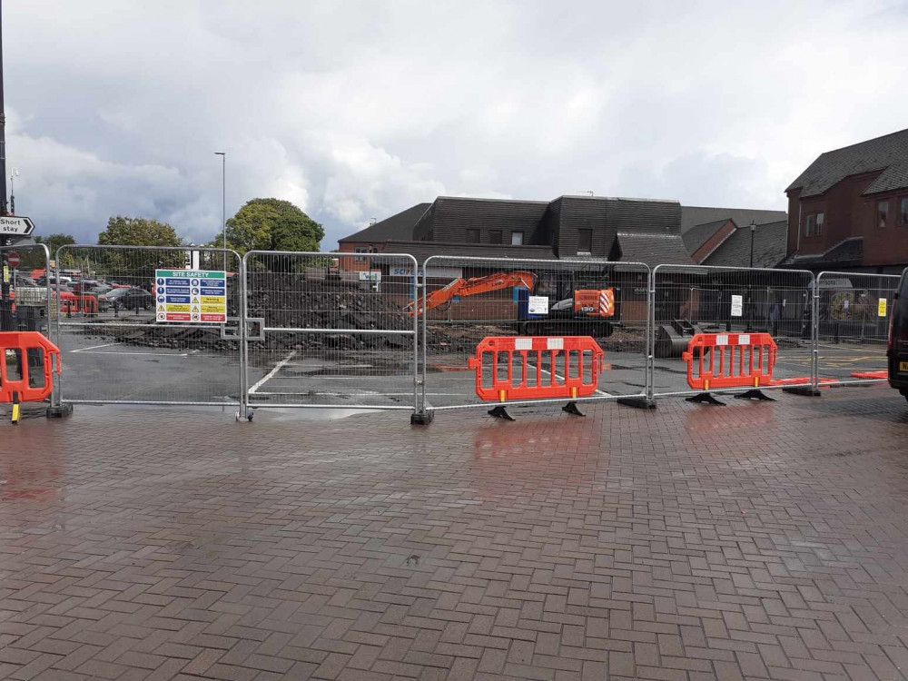 Sandbach's Small Common car park is currently closed. (Photo: Deborah Bowyer/Sandbach Nub News) 