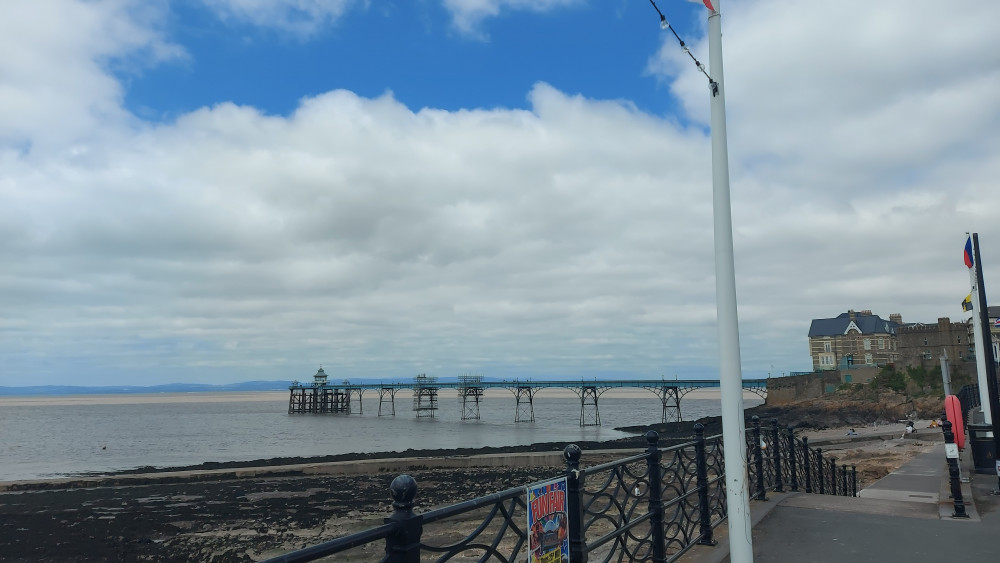 The Gravity site could also be tied into transport along the coast into Bristol : Clevedon seafront in June The Gravity site could also be tied into transport along the coast into Bristol : Clevedon seafront in June