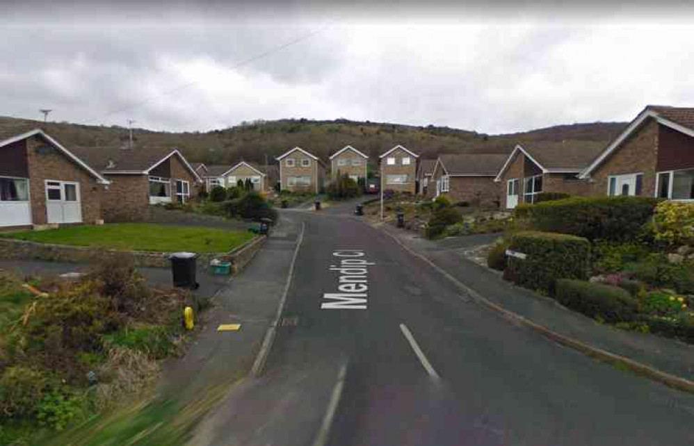 The fire was at a property in Mendip Close, Axbridge (Photo: Google Street View)