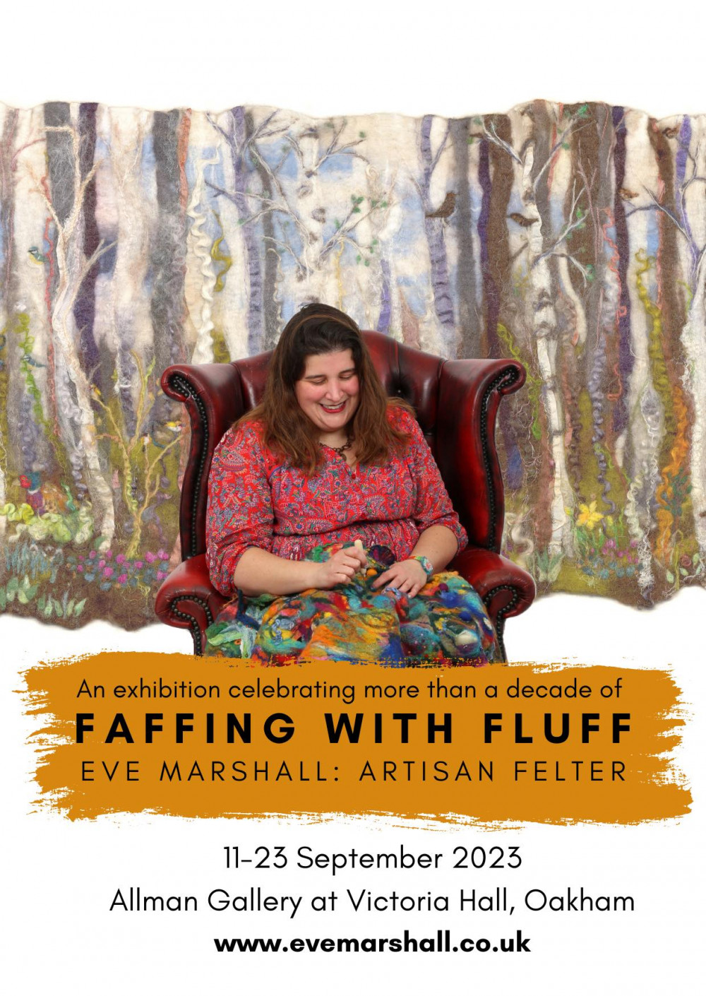 Faffing with Fluff Exhibition. Image credit: Victoria Hall. 