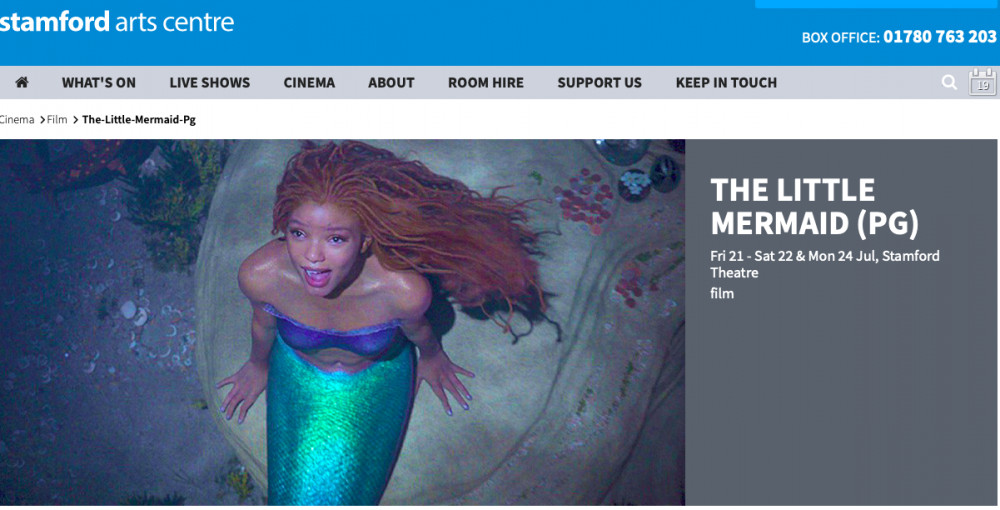 The Little Mermaid at SAC. Image credit: screenshot / Stamford Arts Centre website. 