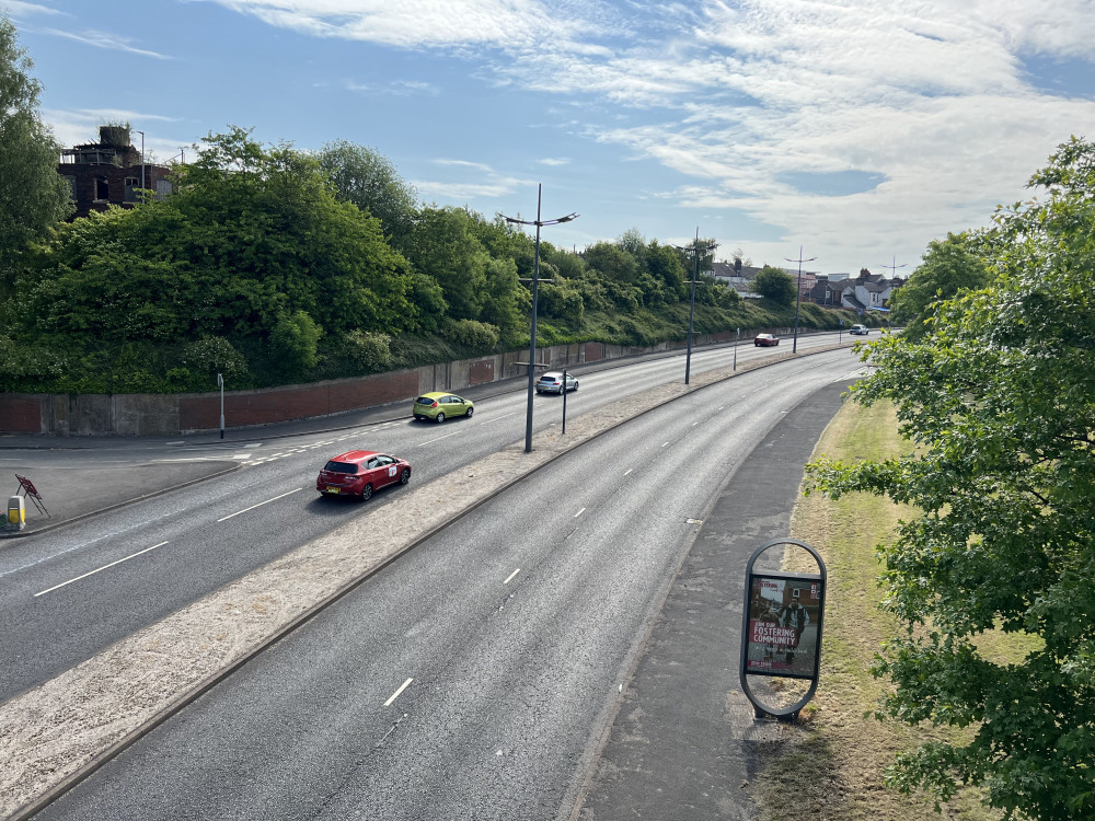 A man and a woman were seen getting into a van and heading in the direction of Potteries Way, Hanley, on Monday afternoon (Nub News).